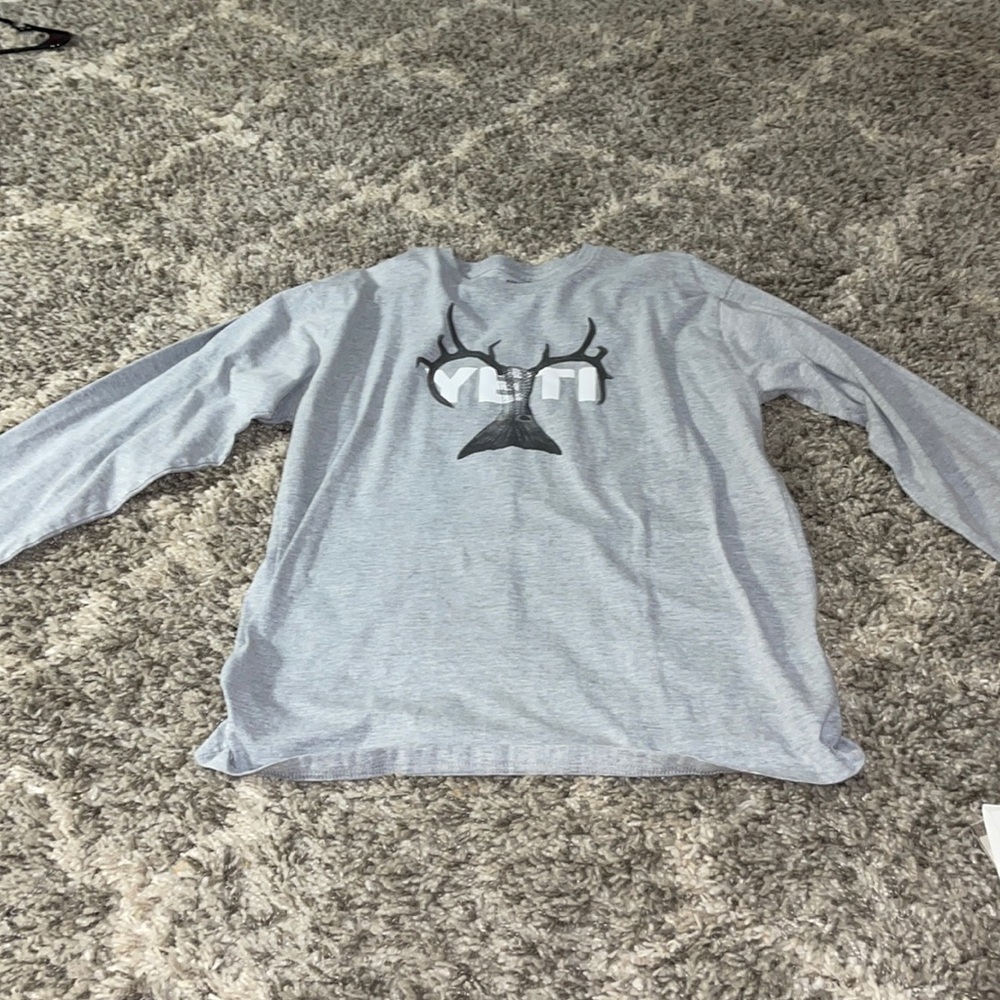 Mens long sleeve Yeti shirt